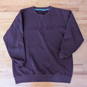 Vintage Maroon Cherokee Crewneck Sweatshirt